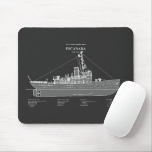 USCGC Escanaba wpc-77 – PD Mouse Mat