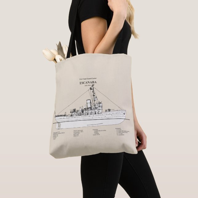 USCGC Escanaba wpc-77 - SBD Tote Bag (Close Up)