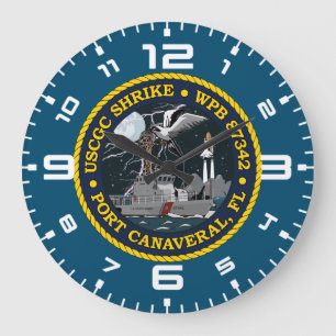 USCGC Shrike WPB 87342 T-Shirt Large Clock
