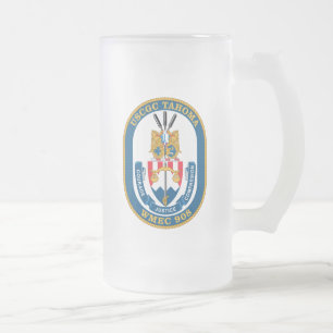 USCGC Tahoma WMEC-908 Frosted Glass Beer Mug