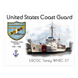 USCGC Morgenthau WHEC-722 postcard  US Coast Guard High Endurance Cutter