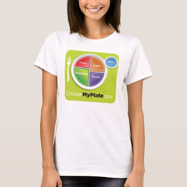 USDA Choose My Plate T-Shirt (Front)