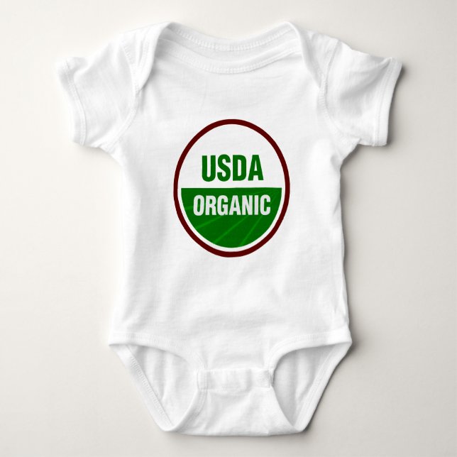USDA Organic certificate Baby Bodysuit (Front)
