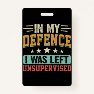 Use a descriptive title that explains your work in ID badge