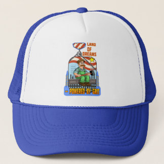Use a descriptive title that explains your work in trucker hat