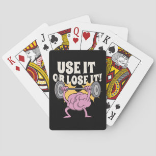 Use and train your brain playing cards