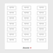 Use By Date Stickers I Best Before I Expiry Date