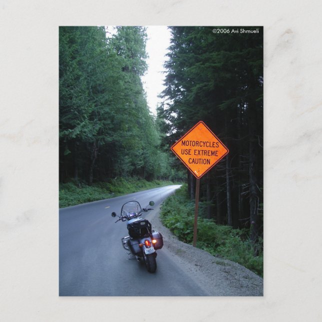 Use Extreme Caution Postcard (Front)