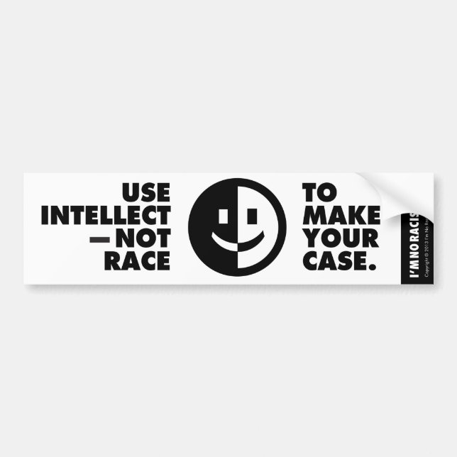 Use Intellect Bumper Sticker (Front)
