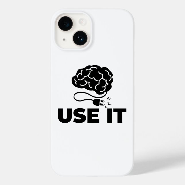 Use It - Brain Design Case-Mate iPhone Case (Back)
