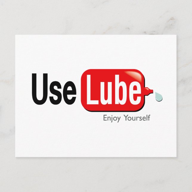 Use Lube Postcard (Front)