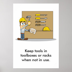 Use of Hand Tools 002 Poster