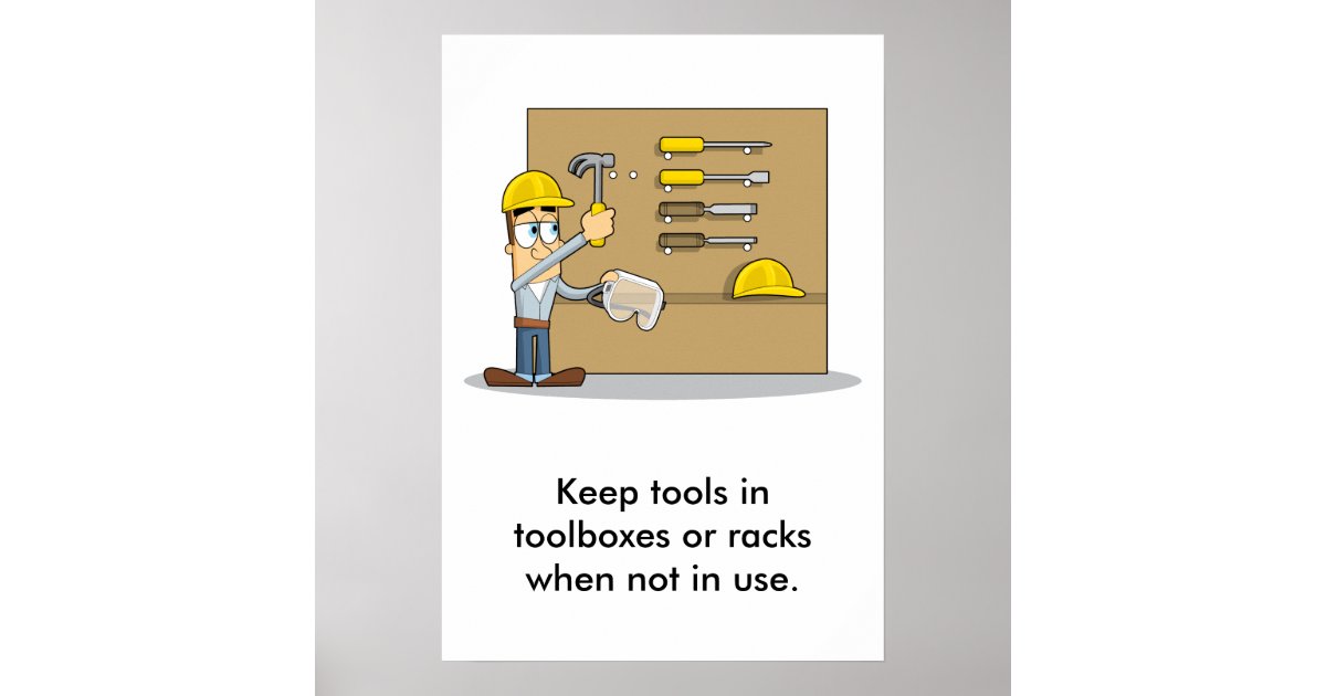 Use of Hand Tools 002 Poster Zazzle