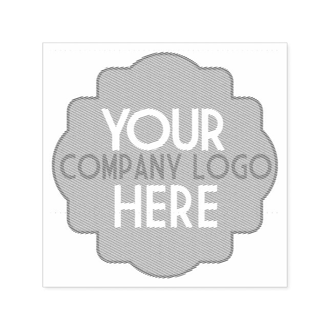 Use Own Business Logo Company Custom Self-inking Stamp (Design)