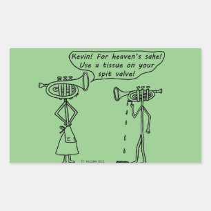 Use Spit Valve Rectangular Sticker