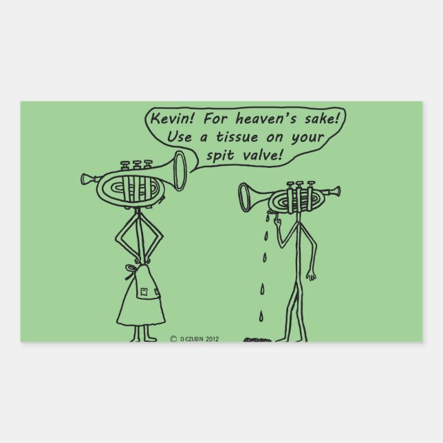 Use Spit Valve Rectangular Sticker (Front)