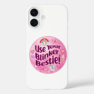 Use Your Blinker, Bestie! BFF Best Friends Heart iPhone 16 Case