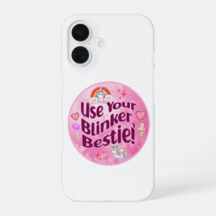 Use Your Blinker, Bestie! BFF Best Friends Heart iPhone 16 Case