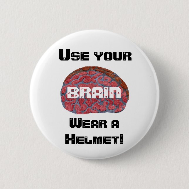 Use your BRAIN 6 Cm Round Badge (Front)