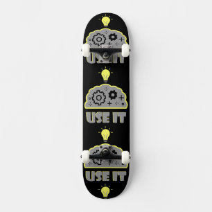 Use your brain skateboard