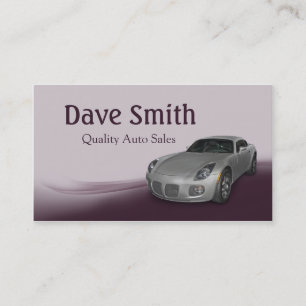 Used Car Dealer and Service Business Card