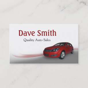 Used Car Dealer and Service Business Card