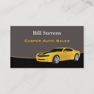 Used Car Dealer Business Card