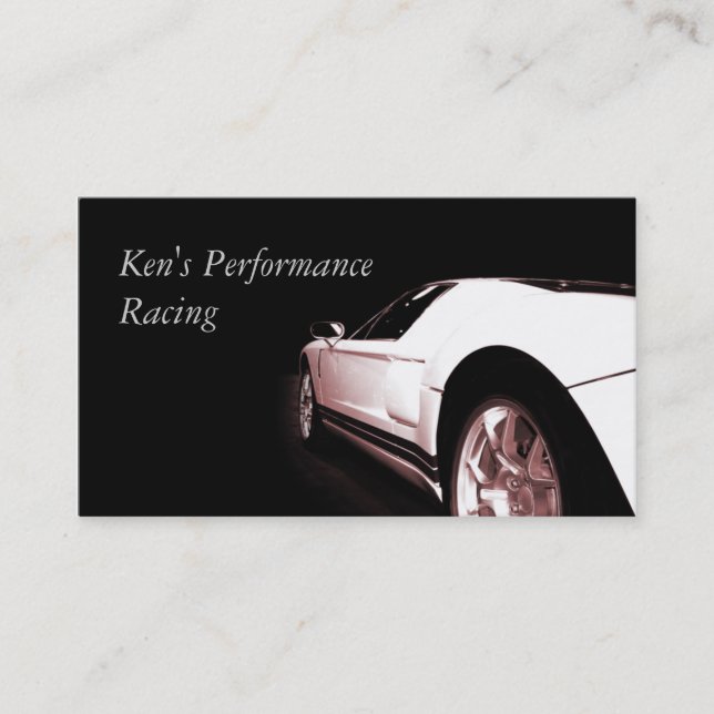 Used Car Dealer Business Card (Front)