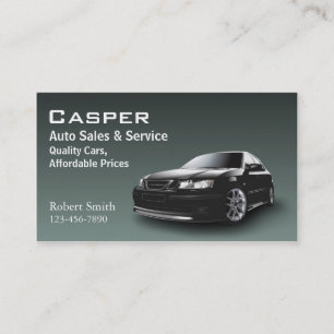 Used Car Dealer Business Card