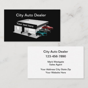 Used Car Dealer Business Card Template