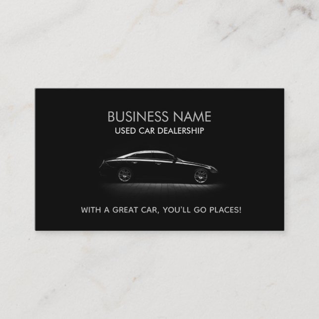 Used Cars Business cards (Front)
