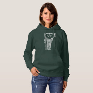 Used I Love Vermont Women's Hooded Sweatshirt
