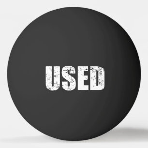 USED PING PONG BALL