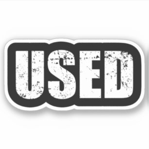 USED STICKER