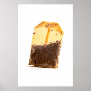 Used tea bag poster