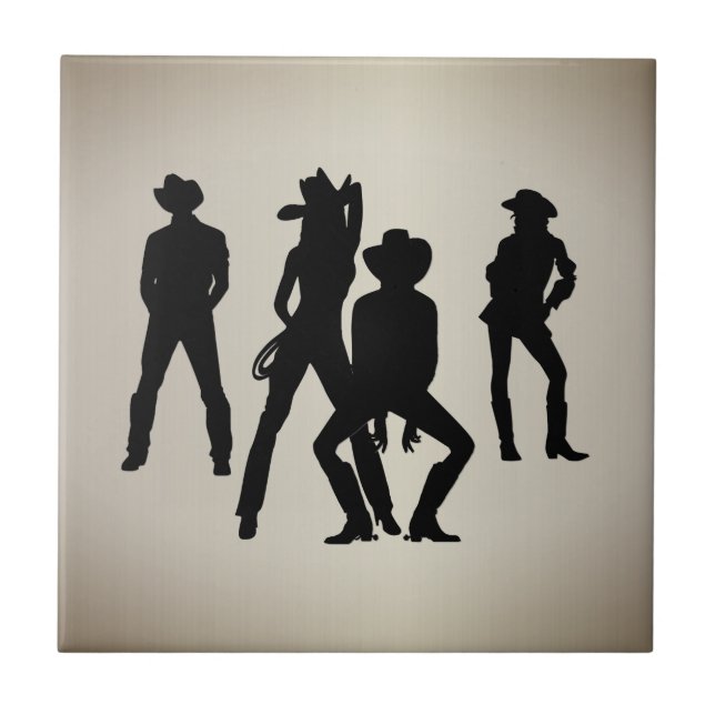 Used to Be a Line Dance Western Tile (Front)