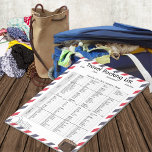 Useful Travel Packing Checklist Notepad<br><div class="desc">Travel packing checklist for the world traveller</div>