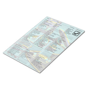 Useful Travel Packing Checklist Notepad