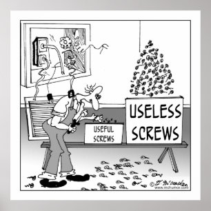 Useful & Useless Screws Poster