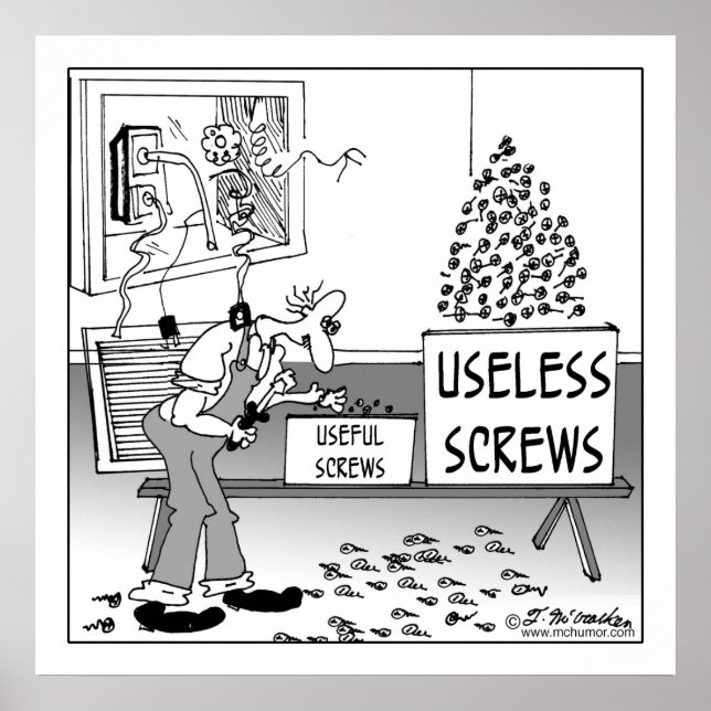 Useful & Useless Screws Poster (Front)