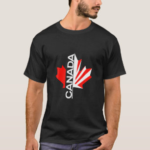 USEH Funny Canadian Eh American Canadian Flag Cana T-Shirt