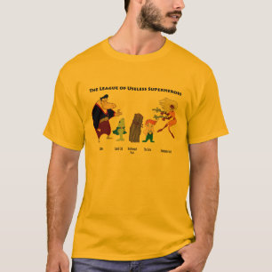 Useless Superheroes on Colour T-Shirt