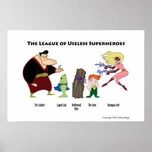 Useless Superheroes Poster