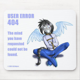 User Error 404 Mousepad