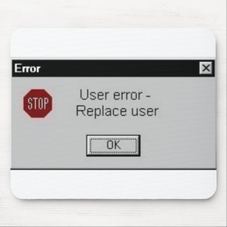 user error mouse mat