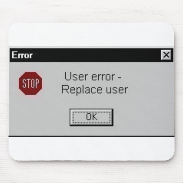 user error mouse mat (Front)