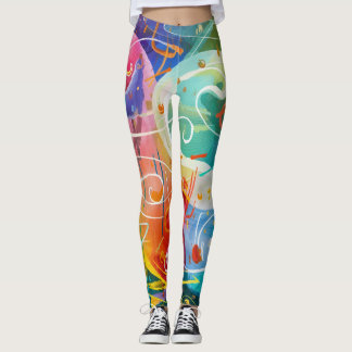 User Women's Colourful Leggings  art