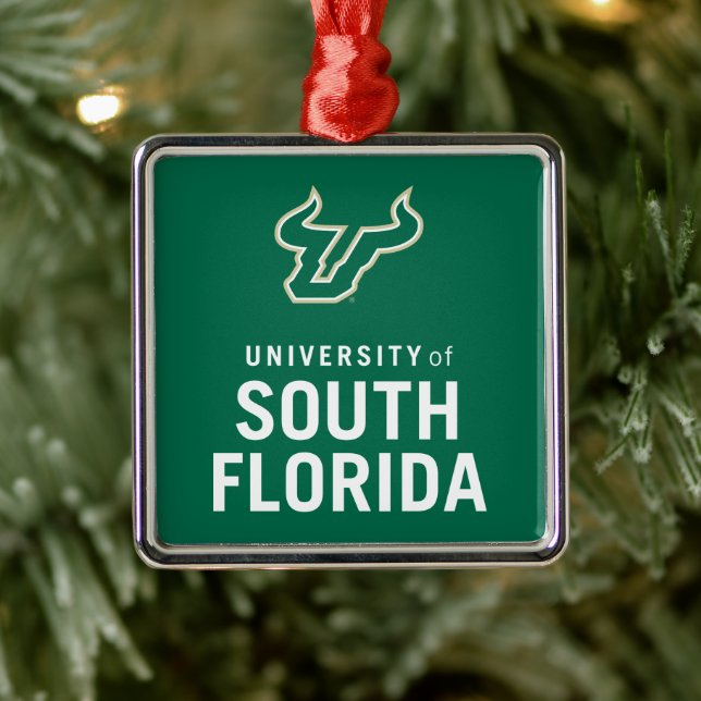 USF Bulls Metal Tree Decoration (Tree)
