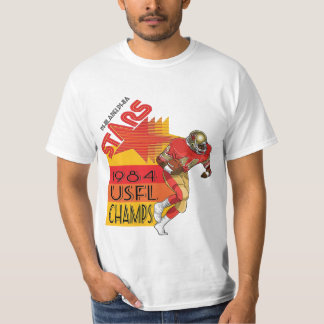 USFL Philadelphia Stars football football design T-Shirt