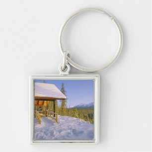 USFS Schnauss Cabin rental in Winter ovelooking Key Ring